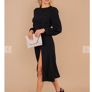 NWT open back midi dress